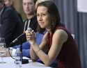 23andMe CEO Anne Wojcicki speaks at an announcement for the Breakthrough Prize in Life Sciences at …