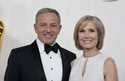 Bob Iger, left, and Willow Bay arrive at the Oscars on Sunday, March 10, 2024, at the Dolby Theatre…
