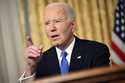 President Joe Biden speaks from the Oval Office of the White House as he gives his farewell address…