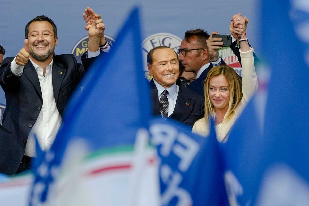 Matteo Salvini, Silvio Berlusconi, Giorgia Meloni