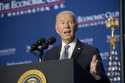 President Joe Biden delivers remarks at the Economic Club of Washington, Wednesday, Sept