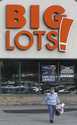 A shopper leaves the Big Lots store on December 4, 2012 in Berlin, Vt. (AP Photo/Toby Talbot, File)