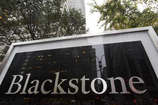 A sign for The Blackstone Group L