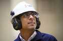 Britain's Prime Minister Rishi Sunak is given a tour of the Sizewell B nuclear power facility by St…