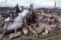 Tata Steel's Port Talbot steelworks in south Wales, Sept