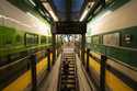 Commuters arrive at Union Station on a GO Train as a national rail shutdown causes delays in Toront…