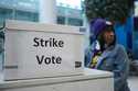 An union ballot drop box is seen at Charlotte Douglas International Airport, Friday, November 22, 2…