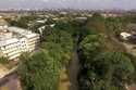 The Tucunduba River flows along the Federal University of Para in Belem, Brazil, Sept