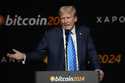 Donald Trump speaks at the Bitcoin 2024 Conference July 27, 2024, in Nashville, Tenn