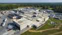 An aerial view of the Boar's Head processing plant August 29, 2024, in Jarratt, Va