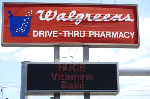 This February 9, 2024 photo shows a Walgreens in Bradenton, Fla. (AP Photo/Gene J. Puskar)