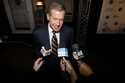 Television journalist Brian Williams arrives at the Asbury Park Convention Hall during red carpet a…