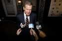 Television journalist Brian Williams arrives at the Asbury Park Convention Hall during red carpet a…