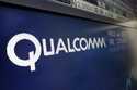 This Wednesday, February 14, 2018 file photo shows the logo for Qualcomm on a screen at the Nasdaq …