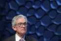 Federal Reserve Chair Jerome Powell listens to a question from a moderator during a Dallas Regional…