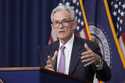 Federal Reserve Board Chairman Jerome Powell speaks during a news conference at the Federal Reserve…