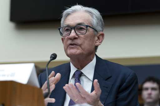 Federal Reserve Board Chairman Jerome Powell testifies before the House Financial Services Committe…