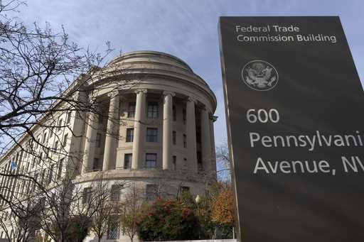 The Federal Trade Commission building is seen in Washington on December 8, 2024