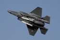 A US F-35 fighter jet performs during the opening day of the Dubai Air Show, United Arab Emirates, …