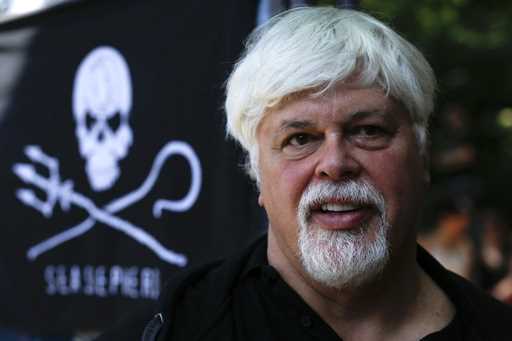Paul Watson, then founder and President of the animal rights and environmental Sea Shepherd Conserv…