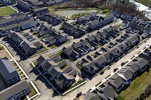 A housing development in Cranberry Township, Pa