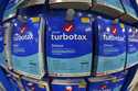 Intuit TurboTax packages are seen on display in a Costco Warehouse, January 26, 2023, in Pittsburgh…
