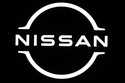 Logo of Nissan is seen at the Japan Mobility Show in Tokyo on October 26, 2023