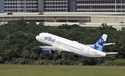 A JetBlue Airways Airbus A320-232 takes off from the Tampa International Airport in Tampa, Fla