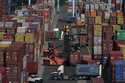 Containers are moved at the Port of New York and New Jersey in Elizabeth, N