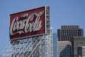 A Coca-Cola sign is shown in San Francisco, Tuesday, October 27, 2020. (AP Photo/Jeff Chiu,File)