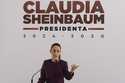 Mexico's future President Claudia Sheinbaum speaks during a press conference in Mexico City, Tuesda…