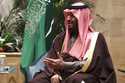 Saudi Arabia's Crown Prince Mohammed bin Salman gestures during a meeting with U