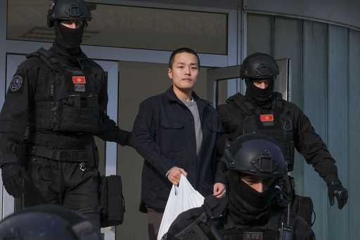 Montenegrin police officers escort South Korean citizen, Terraform Labs founder Do Kwon in Monteneg…