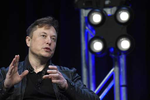Tesla and SpaceX Chief Executive Officer Elon Musk speaks at the SATELLITE Conference and Exhibitio…