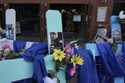 A memorial to the victims of a deadly truck attack is seen on Canal Street in the French Quarter, F…