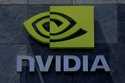 A sign on the Nvidia office building is shown in Santa Clara, Calif