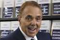 Leonard Riggio, chairman of Barnes and Noble, arrives at a book store in New York, Tuesday, Sept