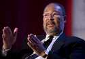 Richard Parsons, Chairman of Citigroup, speaks at Time Warner's headquarters Monday, June 15, 2009 …