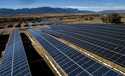 Newly installed city solar panels are seen, November 2, 2023, in Fountain, Colo