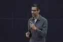 Alphabet CEO Sundar Pichai speaks at a Google I/O event in Mountain View, Calif