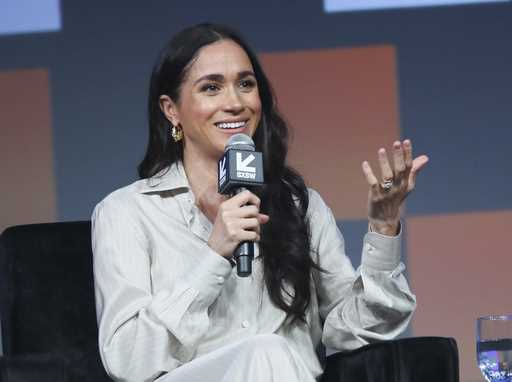 Meghan, The Duchess of Sussex, speaks during South by Southwest Conference in Austin, Texas, on Mar…