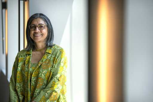Binaifer Nowrojee, the president of the Open Society Foundations, poses for a portrait in her organ…