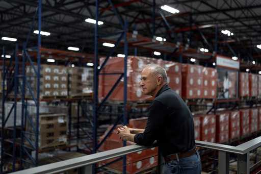 Thomas Tighe, president and CEO of Direct Relief, stands for a photo at its headquarters in Santa B…