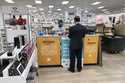 People return items purchased online at an Amazon counter inside a Kohl's department store in Clift…