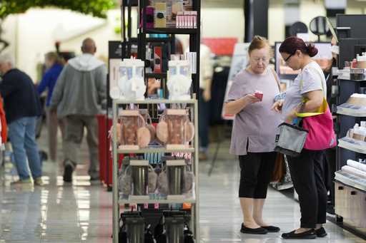 Shoppers peruse merchandise at a Kohl's department store in Ramsey, N