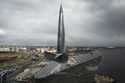 A view of the business tower Lakhta Centre, the headquarters of Russian gas monopoly Gazprom in St