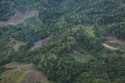 Deforestation is visible near the areas of several wood pellet production companies in Pohuwato, Go…