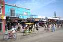 Small businesses line the boardwalk in Wildwood, N