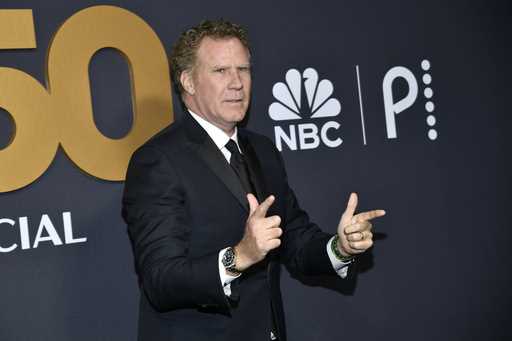 Will Ferrell attends "SNL50: The Anniversary Special" at Rockefeller Plaza on Sunday, February 16, …