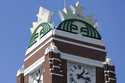 The Starbucks mermaid logo is displayed at the company's corporate headquarters in Seattle on Monda…